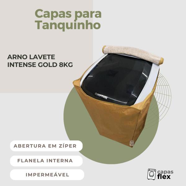 Imagem de Capa para tanquinho arno lavete intense gold 8kg impermeável flex