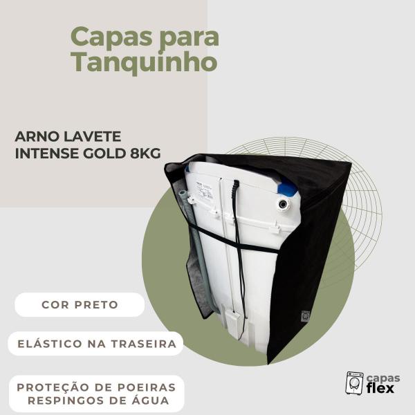 Imagem de Capa para tanquinho arno lavete intense gold 8kg impermeável flex