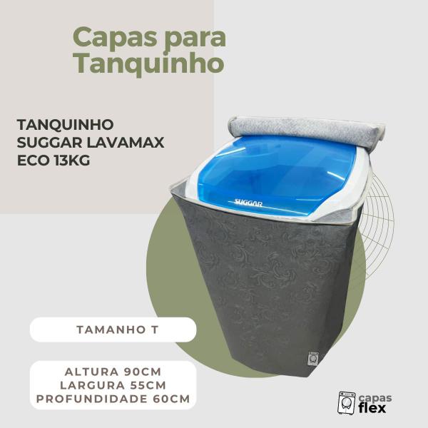 Imagem de Capa para tanquinho suggar lavamax eco 13kg impermeável flex