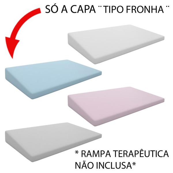 Imagem de Capa Para Travesseiro Rampa Terapêutica Anti-refluxo Malha 100% Algodão Tam. 63x40cm - Bublim