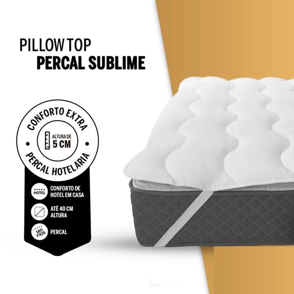 Imagem de Capa Pillow Top Para Cama Solteiro