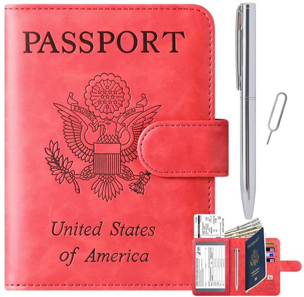 Imagem de Capa porta-passaporte Wallet Travel Essentials LOHASLIFE