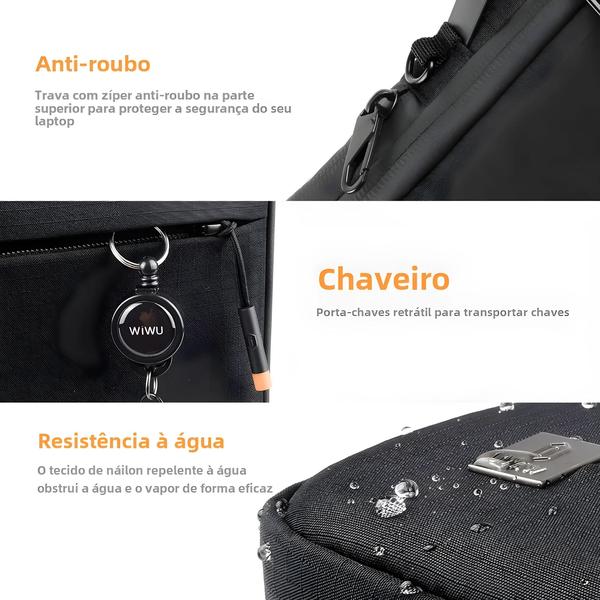 Imagem de Capa Portátil à Prova d'Água para Laptop 13-15" - Macbook Air e Outros