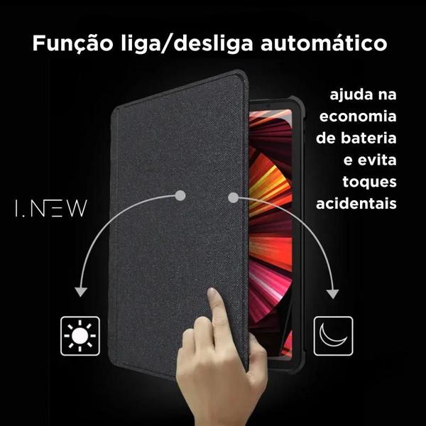 Imagem de  Capa PREMIUM Com MAGIC Teclado RETROILUMINADO E Trackpad Multi-toque Para iPad  iPad 10ª -10.9 Polegadas 2022