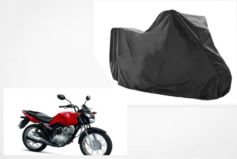 Capa Premium de Couro para Honda CG 125 ES - Ferro tech Imagem de Capa Premium de Couro para Honda CG 125 ES