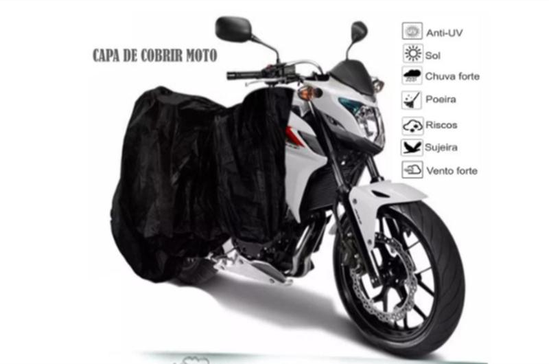 Capa Premium de Couro para Honda CG 125 ES - Ferro tech Imagem de Capa Premium de Couro para Honda CG 125 ES