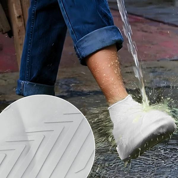 Imagem de Capa Proteção Calçados Branco Tamanho G 41 ao 45 Silicone