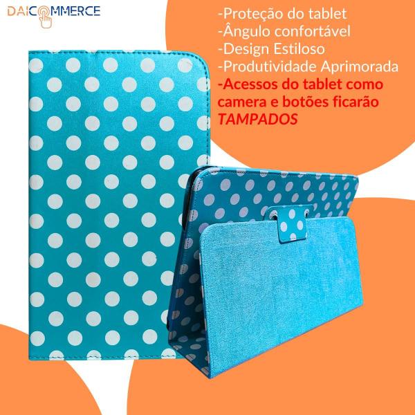 Imagem de Capa Proteção p/ Samsung Galaxy Tab 3 T310 + Caneta Touch