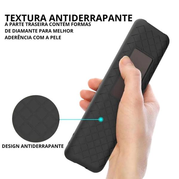 Imagem de Capa Proteção Para Controle Remoto Silicone Smart Tv Samsung BN59-01432A e J