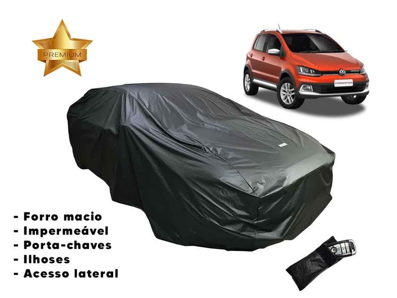 Capa Protetora Carro VW CrossFox Térmica Forro Macio - Kahawai Capas Impermeáveis Imagem de Capa Protetora Carro VW CrossFox Térmica Forro Macio