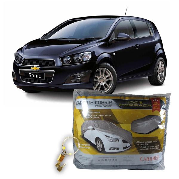 Imagem de Capa Protetora Chevrolet Sonic com cadeado (M282)