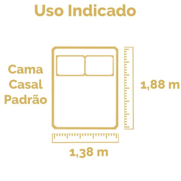 Imagem de Capa Protetora de Colchão Casal Tecido Impermeável Hipoalergênico Anti Ácaro Não Esquenta