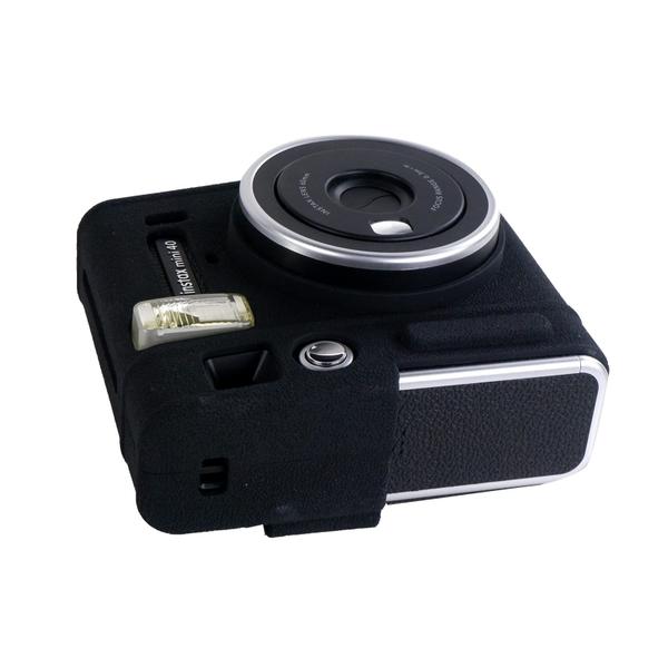 Imagem de Capa protetora de silicone para Fujifilm Instax Mini 40 - preta