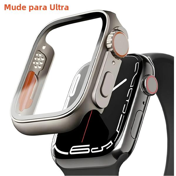 Imagem de Capa Protetora de Tela e Bumper para Apple Watch Ultra, Series 8, 7, SE, 6, 5, 4 (44mm/45mm/41mm/40mm)