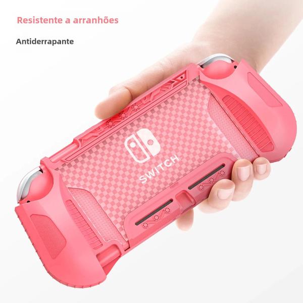 Imagem de Capa Protetora de TPU Anti-Riscos e Antipoeira para Nintendo Switch Lite