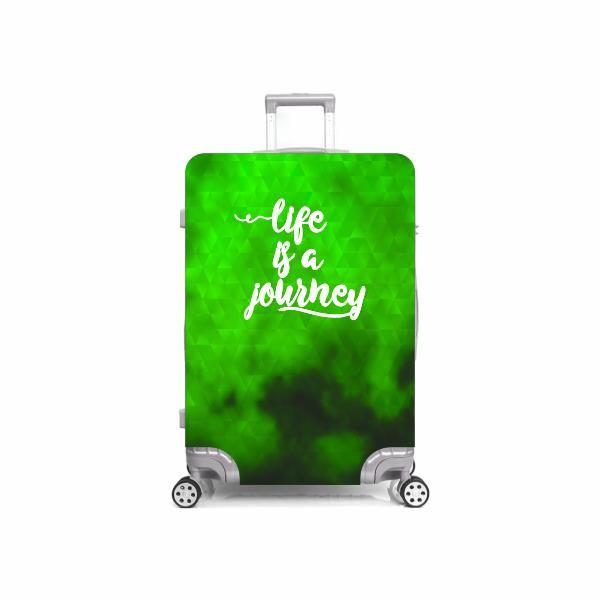 Imagem de Capa Protetora Mala Viagem Life is a journey Verde