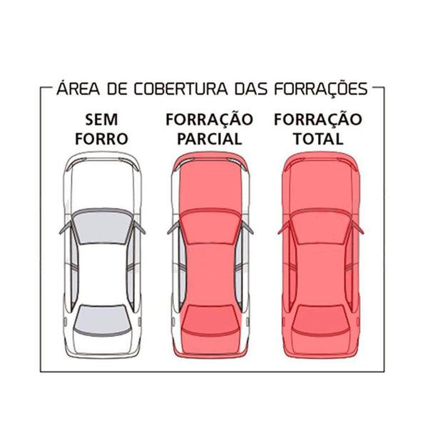 Imagem de Capa Protetora para Carro com Forro Parcial Carrhel tam. P