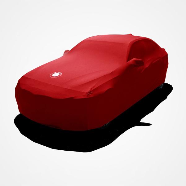 Imagem de Capa protetora para cobrir carro bmw 320 325 328 330 m3 tecido anti-poeira anti-riscos anti-mofo cor vermelha capas lp