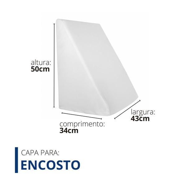 Imagem de Capa Protetora Para Encosto - Triangular - Fibrasca - Branco