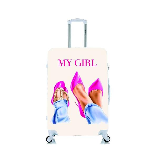 Imagem de Capa Protetora Para Mala Viagem Personalizada Grande My Girls