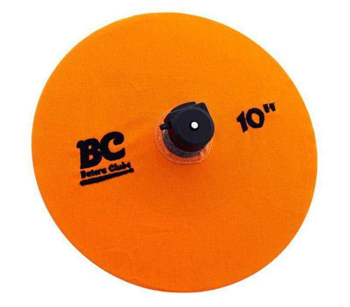 Imagem de Capa Protetora para Pratos BC Signature Orange 10 by Drummers em algodão que limpa e protege