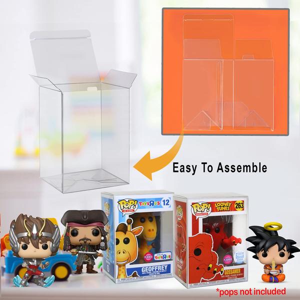 Capa protetora Pop JDS para bonecos Funko Pop de 10 cm (pacote com 100) - JDS Toy Store Imagem de Capa protetora Pop JDS para bonecos Funko Pop de 10 cm (pacote com 100)