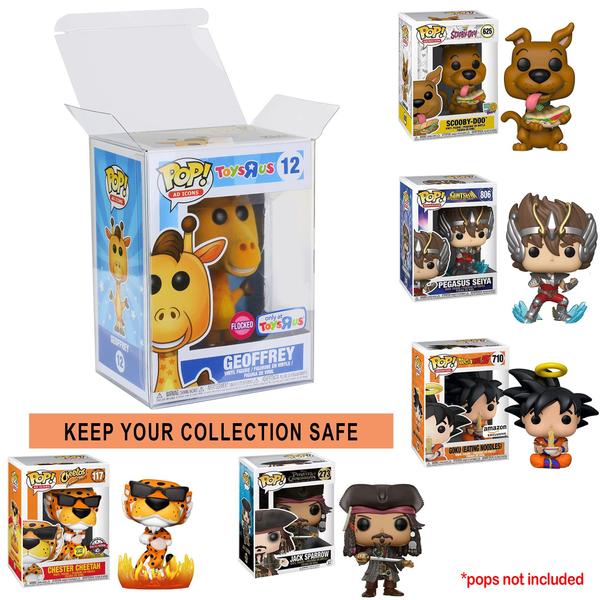 Capa protetora Pop JDS para bonecos Funko Pop de 10 cm (pacote com 100) - JDS Toy Store Imagem de Capa protetora Pop JDS para bonecos Funko Pop de 10 cm (pacote com 100)
