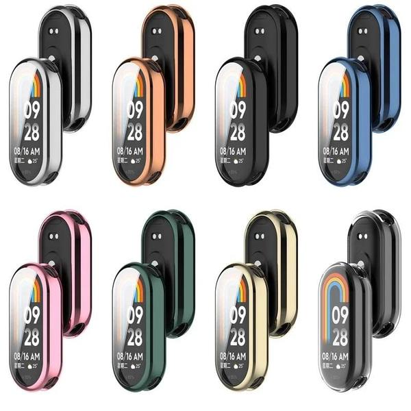 Imagem de Capa Protetora TPU para Xiaomi Mi Band 8 - Proteção Macia e Tela Sensível ao Toque