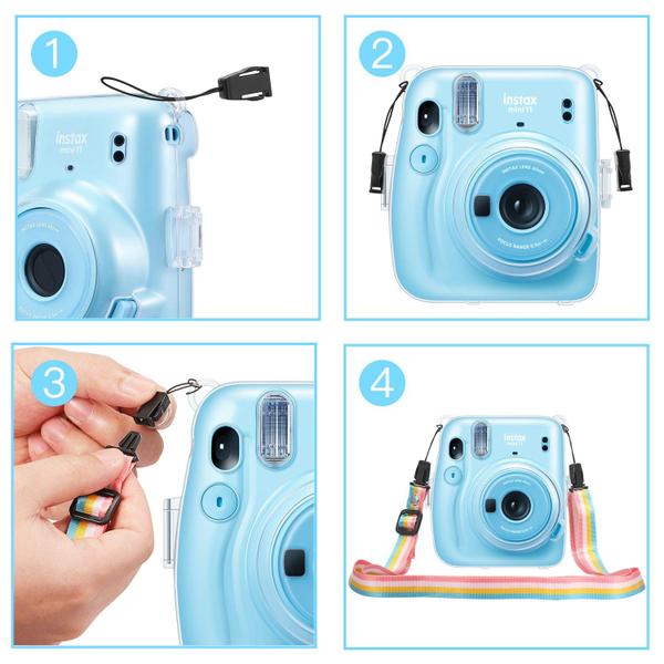 Imagem de Capa protetora transparente para câmera Fujifilm Instax Mini 11