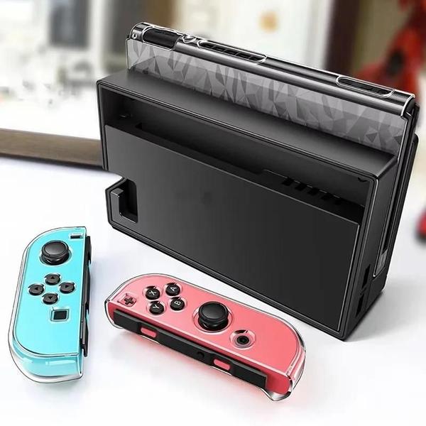 Imagem de Capa Protetora Transparente para Nintendo Switch e Joy-Con