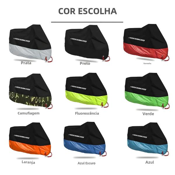 Capa Protetora UV e à Prova d'Água para Motocicleta e Scooter Imagem de Capa Protetora UV e à Prova d'Água para Motocicleta e Scooter