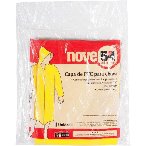 Imagem de Capa Pvc Nove54 Laminado S/ Forro G Amarela