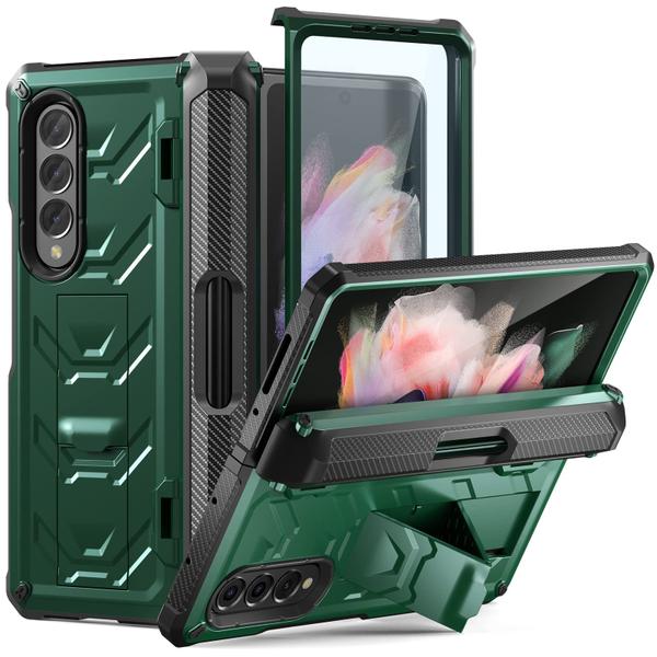 Imagem de Capa resistente Armor para Samsung Galaxy Z Fold 3 FONREST Green