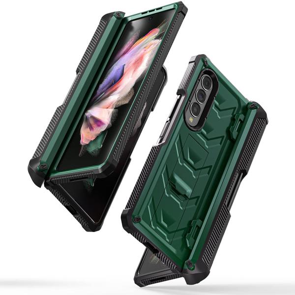 Imagem de Capa resistente Armor para Samsung Galaxy Z Fold 3 FONREST Green