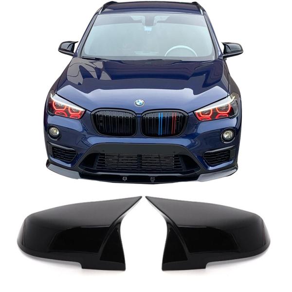 Imagem de Capa Retrovisor Bmw X1 X2 135 140 Estilo M2 M3 Black Piano