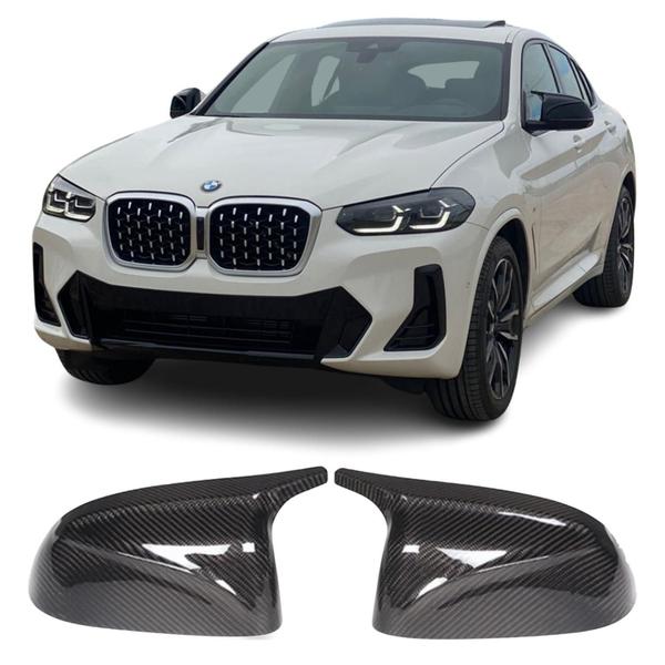 Imagem de Capa Retrovisor Bmw X3 X4 X5 X6 Estilo M2 M3 M4 Carbono Look