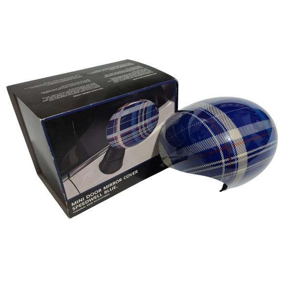 Capa Retrovisor Esquerdo Speedwell Blue Original Mini Cooper - BMW Imagem de Capa Retrovisor Esquerdo Speedwell Blue Original Mini Cooper
