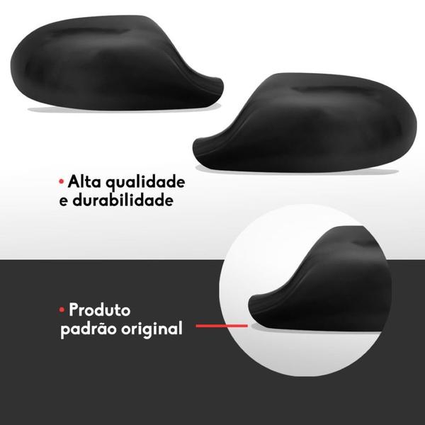 Imagem de Capa Retrovisor Fiat Palio 2011 a 2014 Preto Escolha o Lado