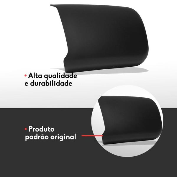 Imagem de Capa Retrovisor Fiat Tempra 1995 96 97 Lado Esquerdo Preta