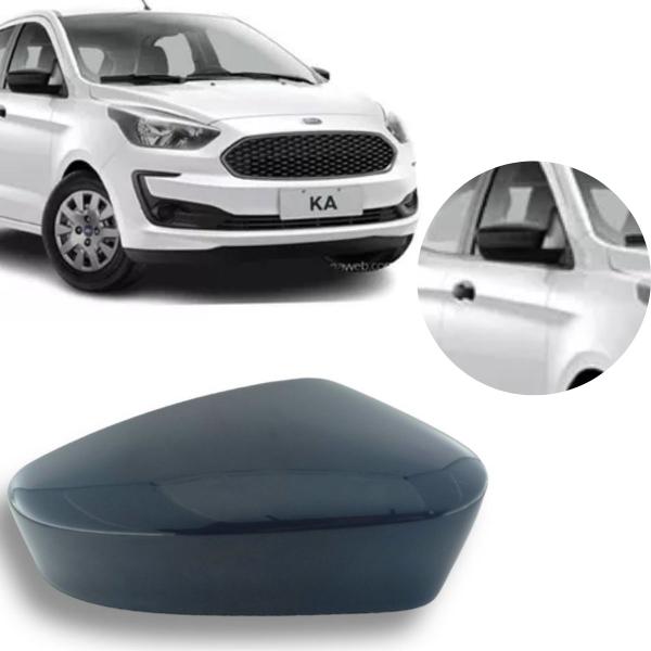 Imagem de Capa Retrovisor Ford Ka 2015 a 2022 Black Piano L. Direito