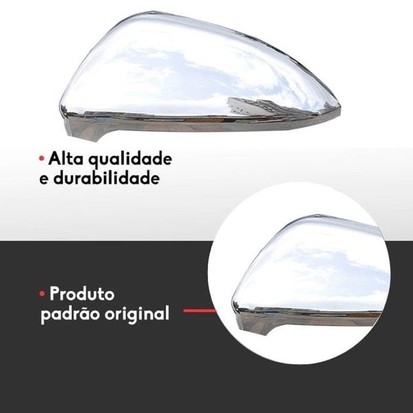 Imagem de Capa Retrovisor Jetta 2019 a 21 Golf 2014 a 19 C Pisca Esq