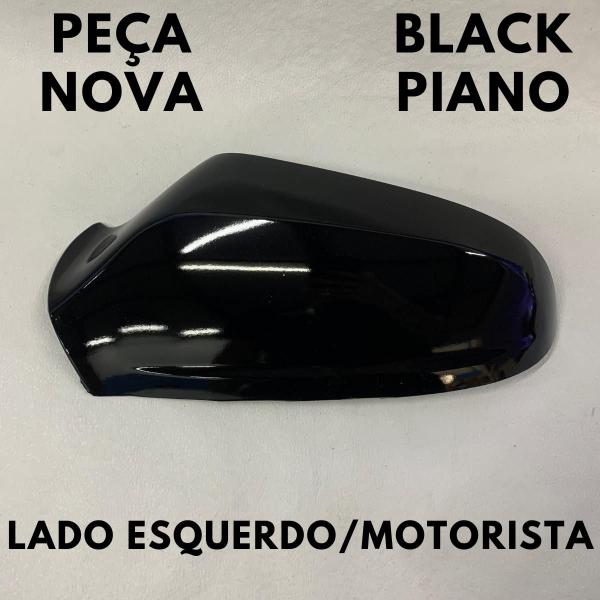 Imagem de Capa Retrovisor Vectra 2006 a 2011 Black Piano Lado Esquerdo