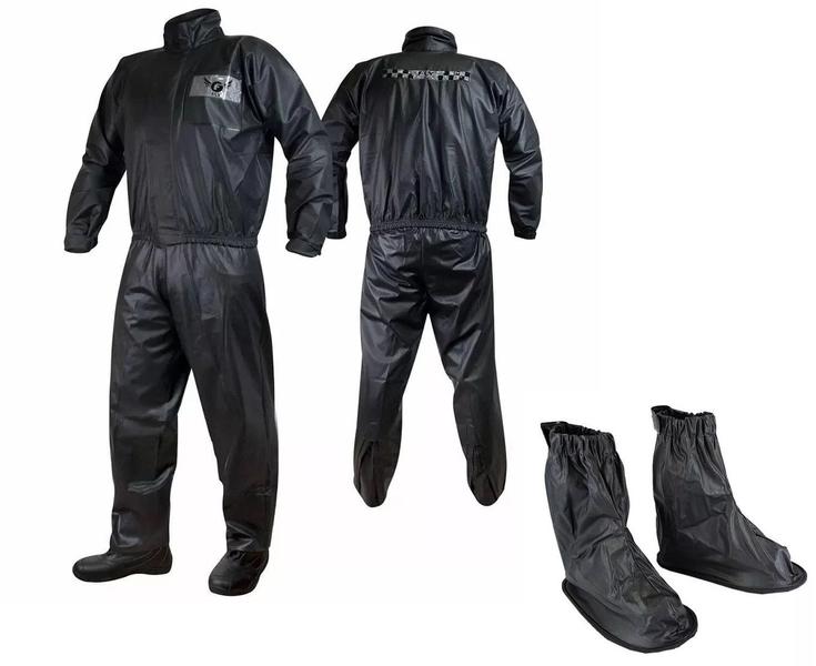 Imagem de Capa Roupa De Chuva Fly + Polaina Motoqueiro Impermeável