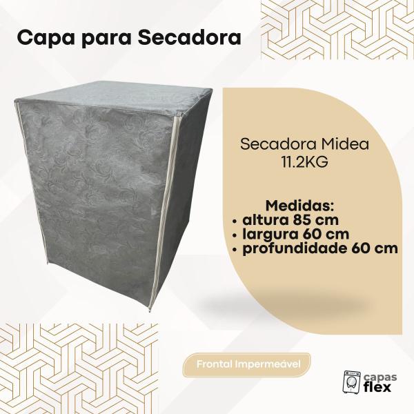 Imagem de Capa secadora midea 11.2kg impermeável flex