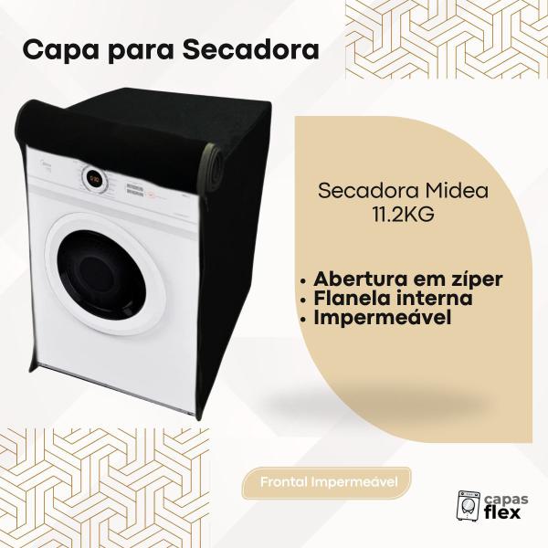 Imagem de Capa secadora midea 11.2kg impermeável flex