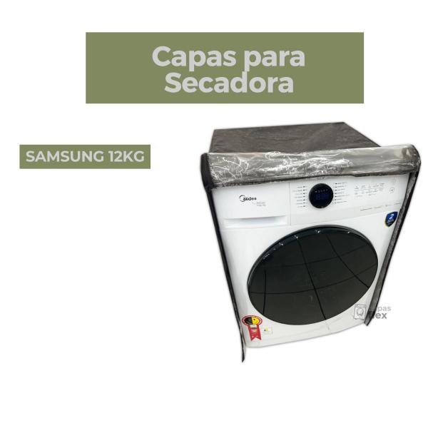 Capa secadora samsung 12kg transparente flex - Capas Flex Imagem de Capa secadora samsung 12kg transparente flex
