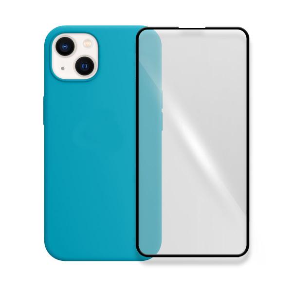 Imagem de Capa Silicone para iPhone 13 + Película Vidro 3D