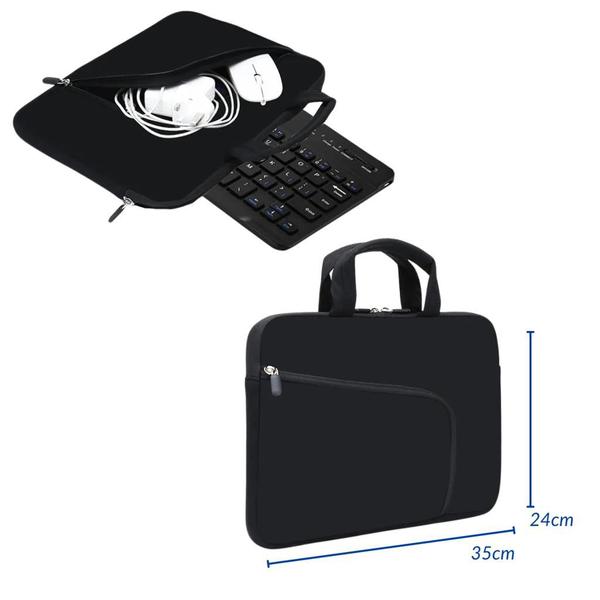 Imagem de Capa Smart Luva  + KIT teclado  p/ Tablet galaxy Tab A9 Plus