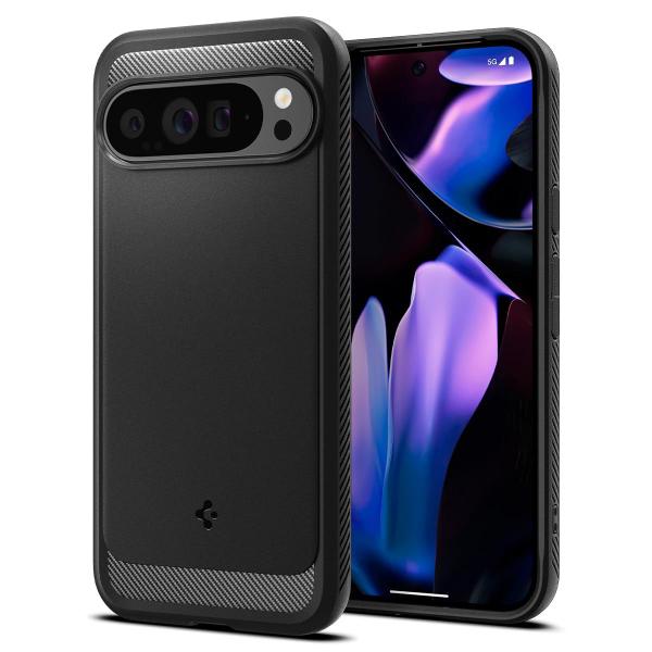 Imagem de Capa Spigen Rugged Armor para Pixel 9 Pro XL (2024) preta