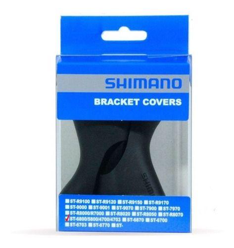 Imagem de Capa sti shimano tigra st-4700 / 105 st-5800 / ultegra st-6800 - preto - par 